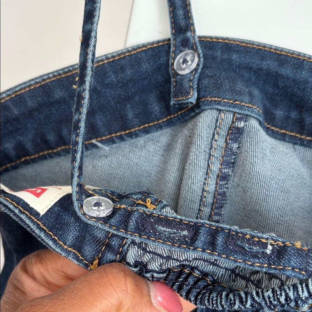 Levi's Strapless Dark Indigo Denim Dress - Picture 8 of 12